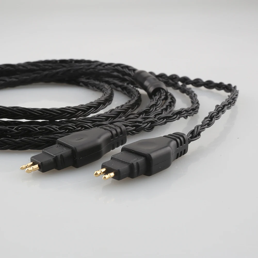 16 rdzeń czarny OCC kabel do słuchawek do Sennheiser HD580 HD600 HD650 HDxxx HD660S HD58x HD6xx słuchawki