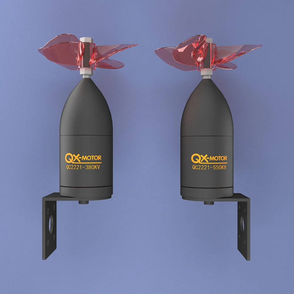 

Бесщеточный подводный подруливающий привод QC2221, лодка для гнездования, беспилотный пульт дистанционного управления, мотор для утиной лодки, водонепроницаемый двигатель