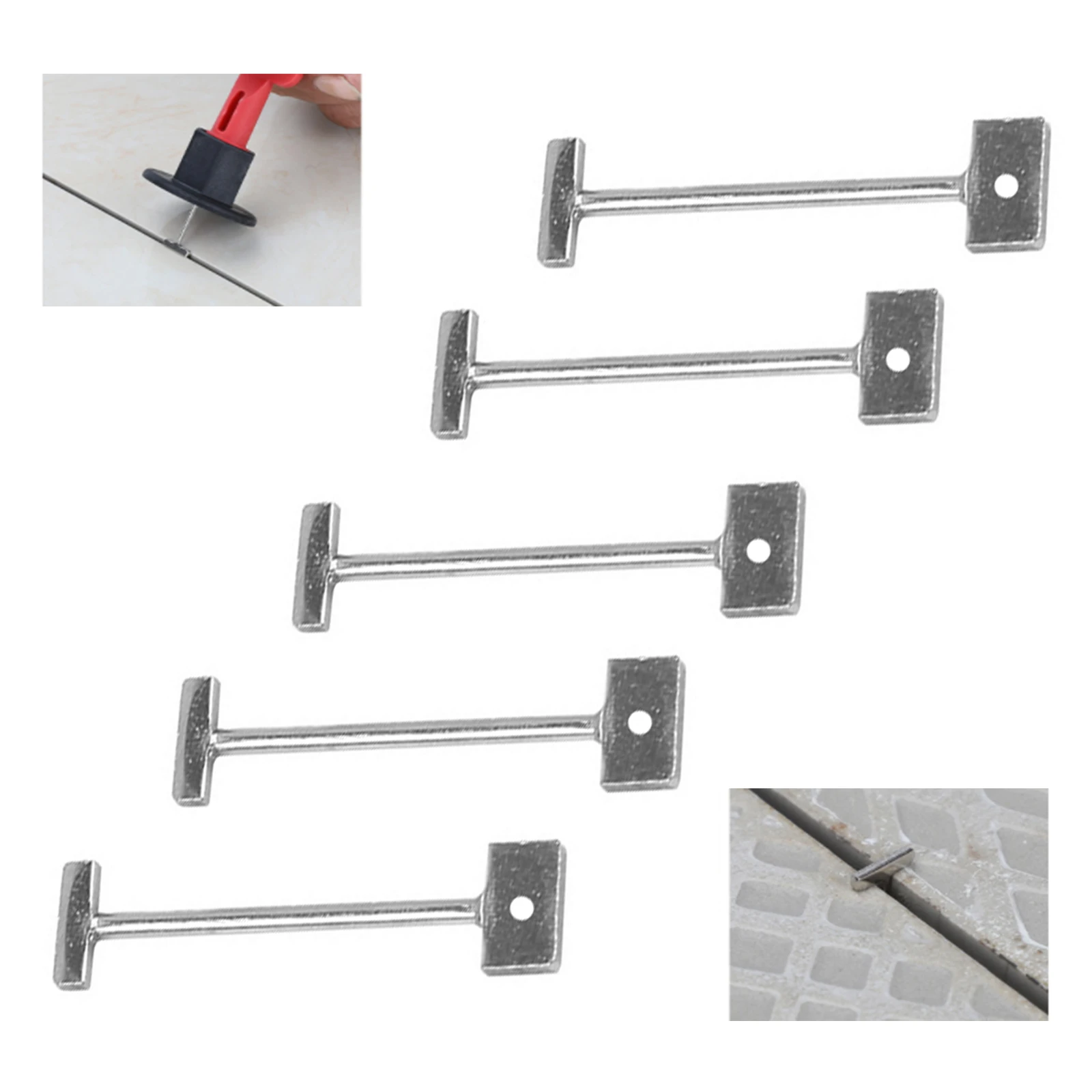 100Pcs aghi di ricambio per utensili da costruzione per piastrelle in gres porcellanato livellatore per piastrelle 1.5mm per pareti