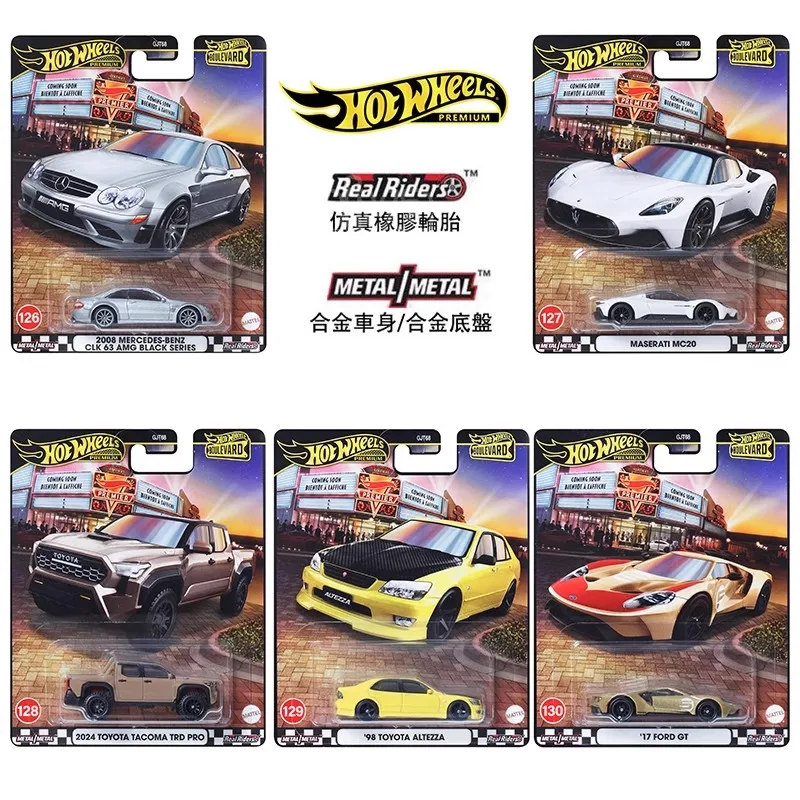 

Hot Wheels Cars Boulevard 2008 BENZ CLK 63 AMG TOYOTA ALTEZZA 1/64 Metal Die-cast Model Collection Toy Vehicles GJT68