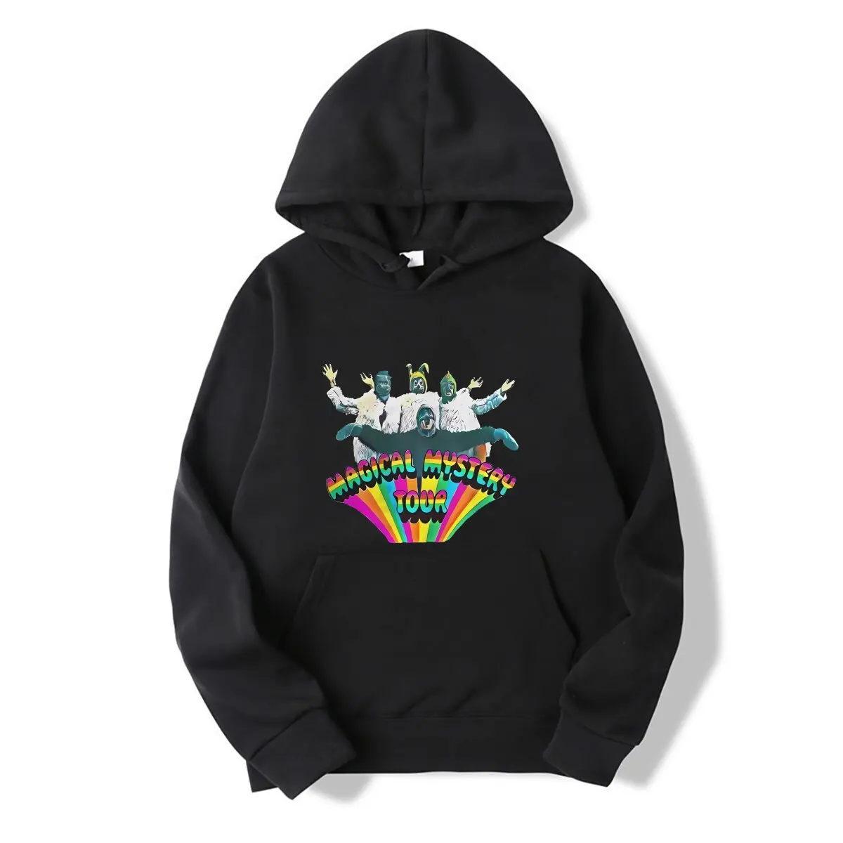 

Street Polyester Vintage Retro Magic Tour Album Cover Colored The beat Band Hooded sweatshirt Punk clothing funny