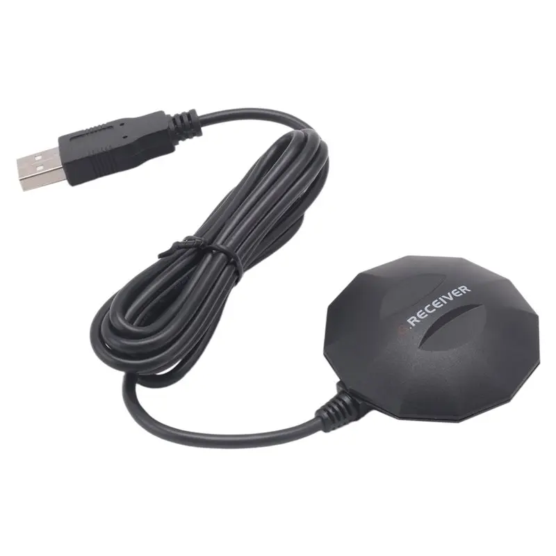 Customer Favorite Black Plastic New USB GPS GLONASS Receiver GNSS Receiver Module Antenna, Replace Bu-353S4, BU353S4, 0183NMEA U