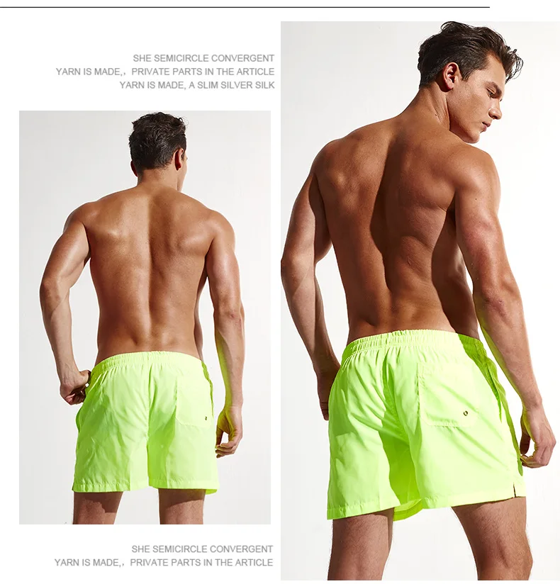 New Quick Dry Men's Swim Shorts Surfing Beach Short Maillot De Bain Sport Bermuda Swimwear Men's Board Shorts Male Short AC432