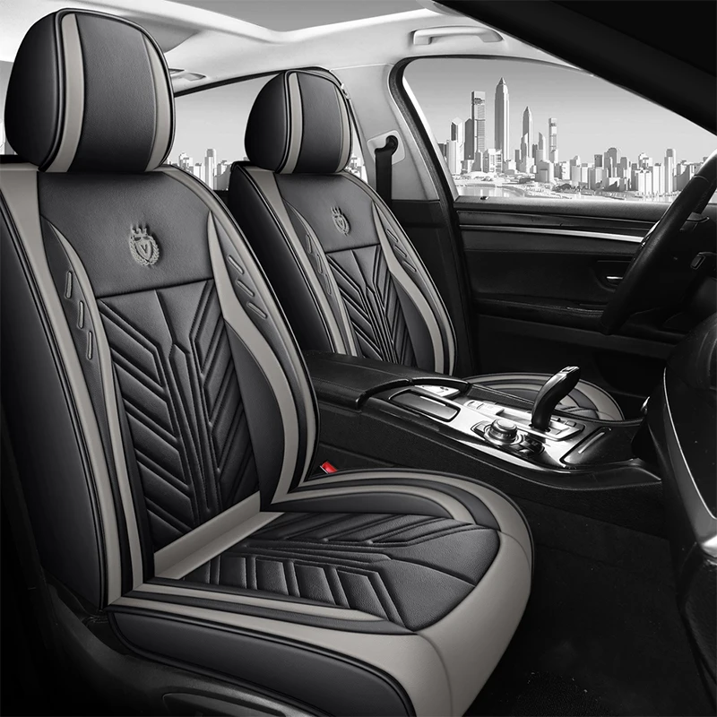 

YUCKJU Car Seat Cover Leather For Jaguar Models F-PACE XJL XEL XF XE F-TYPE XK XFL E-PACE I-PACE Auto Styling Accessories