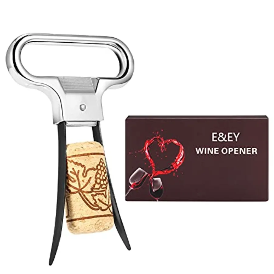 

Ah-So Wine Opener Corkscrew Wine Bottle Opener Two-Prong Cork Puller