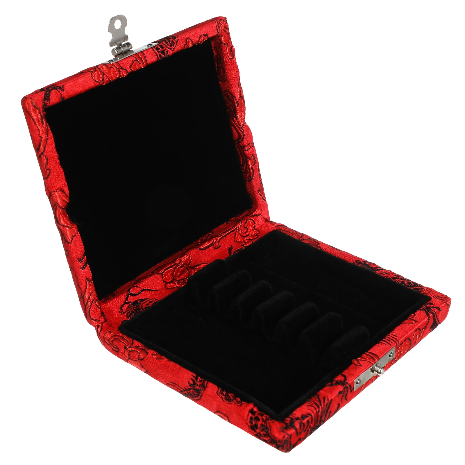 

Oboe Reed Box Lightweight Silk Cloth Cover 6 Reed Capacity Universal Fit Instrument Accessories Case Storage Protect