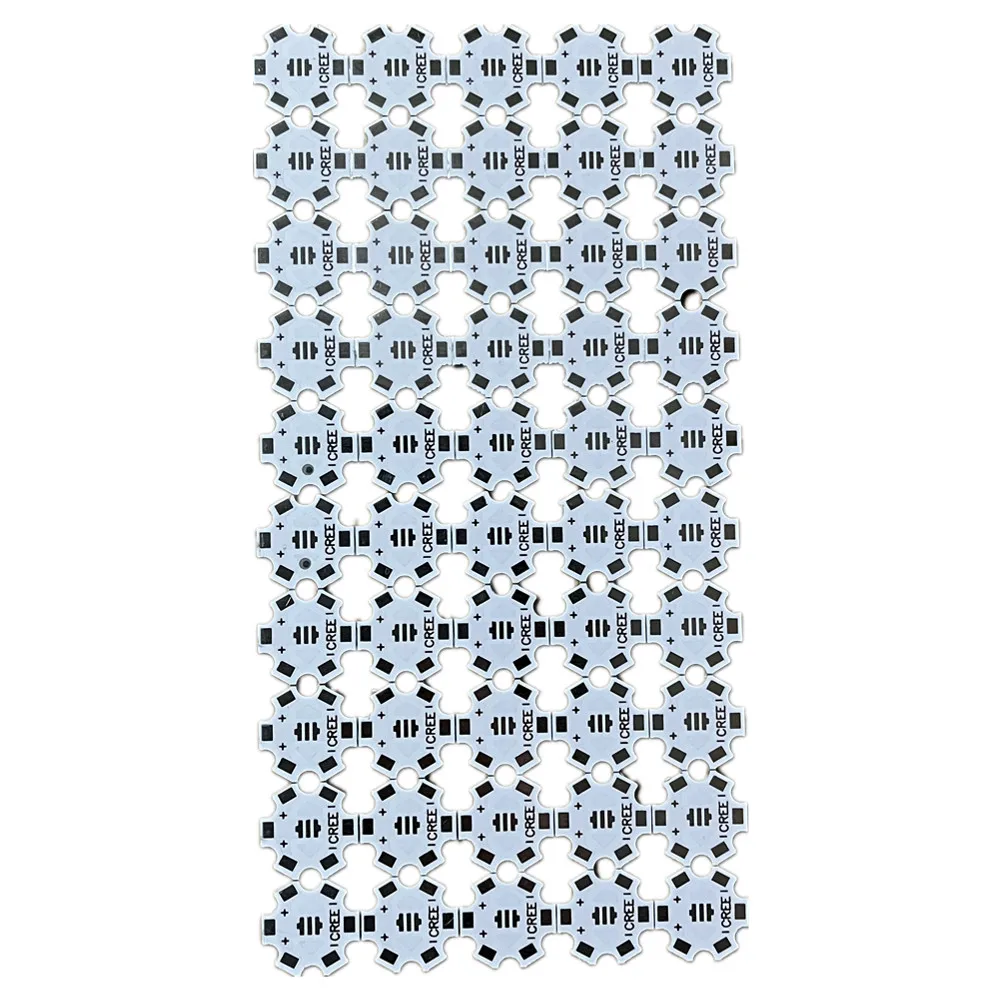 50 sztuk 3535 LED xpe radiator aluminiowa płyta podstawowa 3535 LED PCB 20mm dla 3w xpe DIY starboard