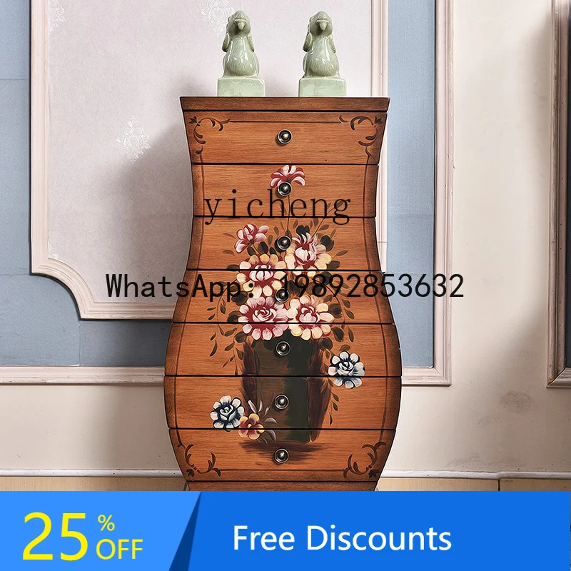 CC seven buckets corner few sofa side cabinets decorative storage living room drawers small cabinets storage fairy garden