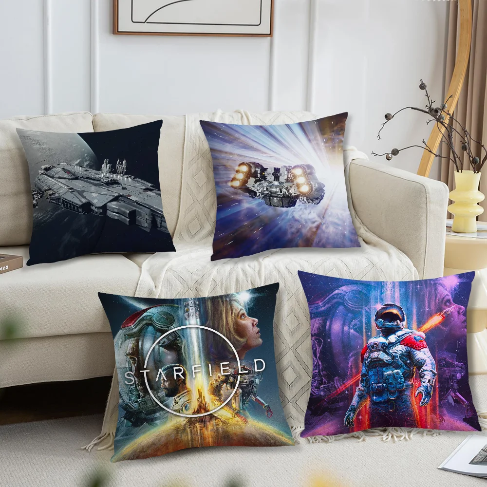 Action S-StarfieldS Games Pillow Case For Sofa Bedside Table Bedroom Backrest Living Office Cushion Printed Square Multiple