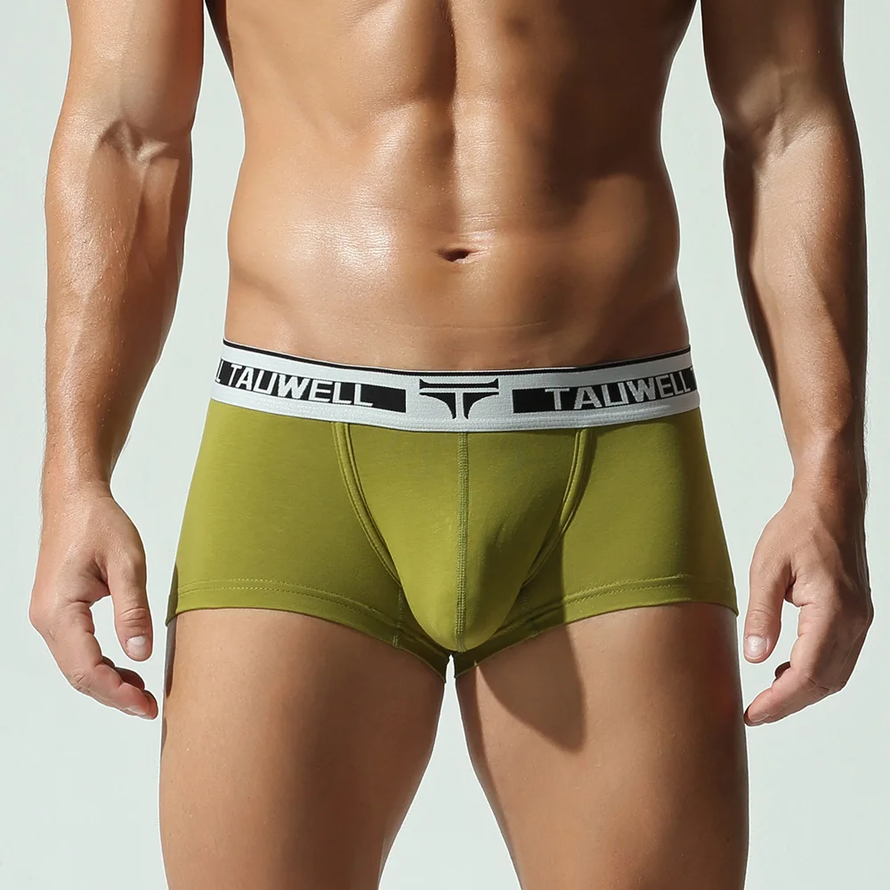 

2026 new men's cotton boxers men's flat underwear wholesale pure cotton fashion sweat absorption 25202