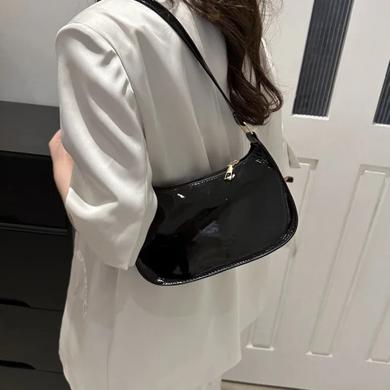 

Retro Leather Underarm Bag,Women's Fashion Handbags Casual Shoulder Purses,Minimalist Handbag Versatile Lightweight Hand Bags