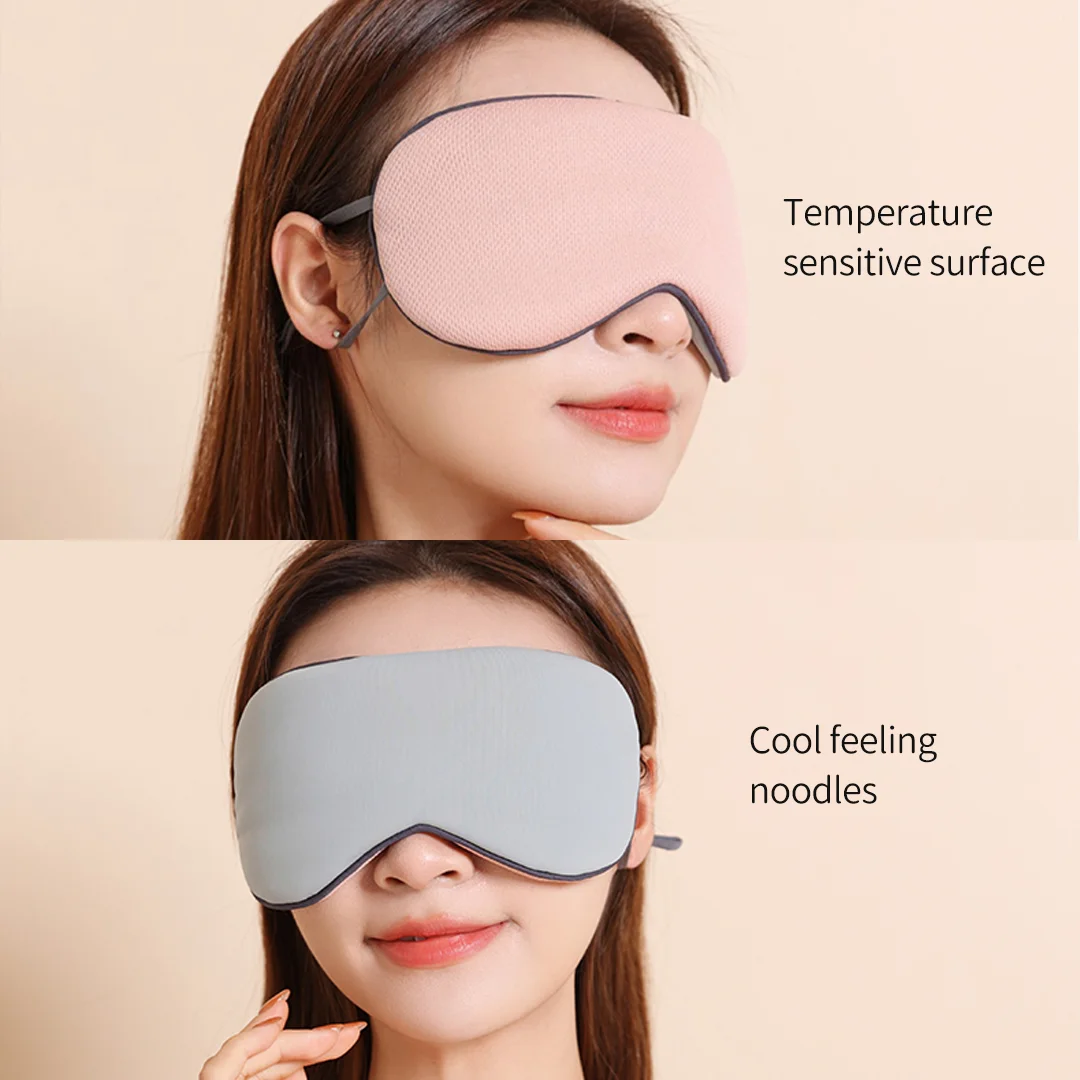 الأردن وجودي النوم عيون قناع دافئ وبارد على الوجهين المتاحة مع كتل حزام قابل للتعديل ضوء يقلل عيون منتفخ الهدايا