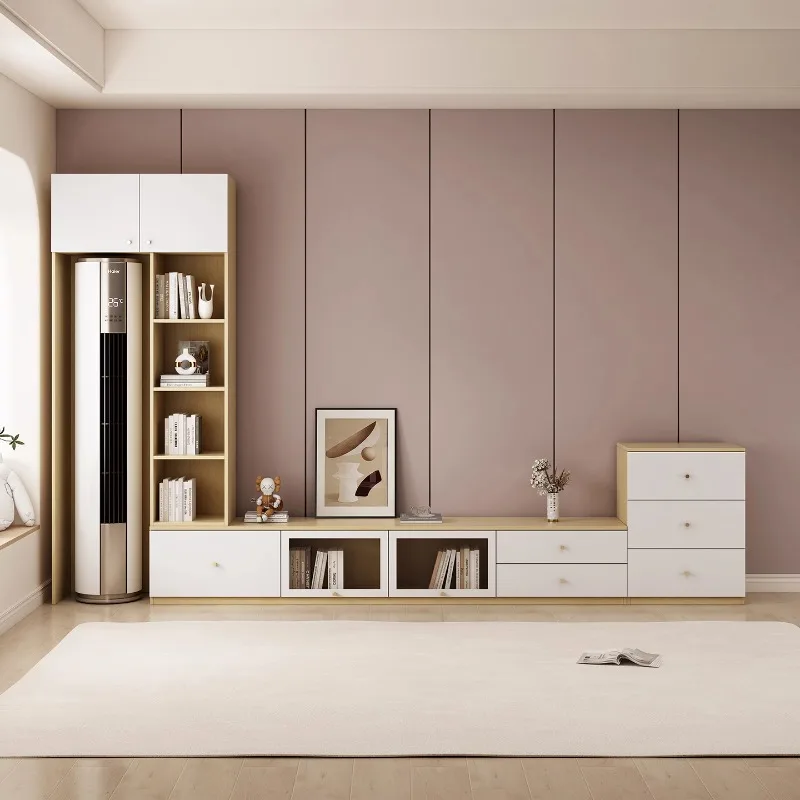 

White Cabinets Tv Stands Shelf Designer Drawers Minimalist Floor Tv Table Organizer Universal Suporte Para Tv Home Furniture