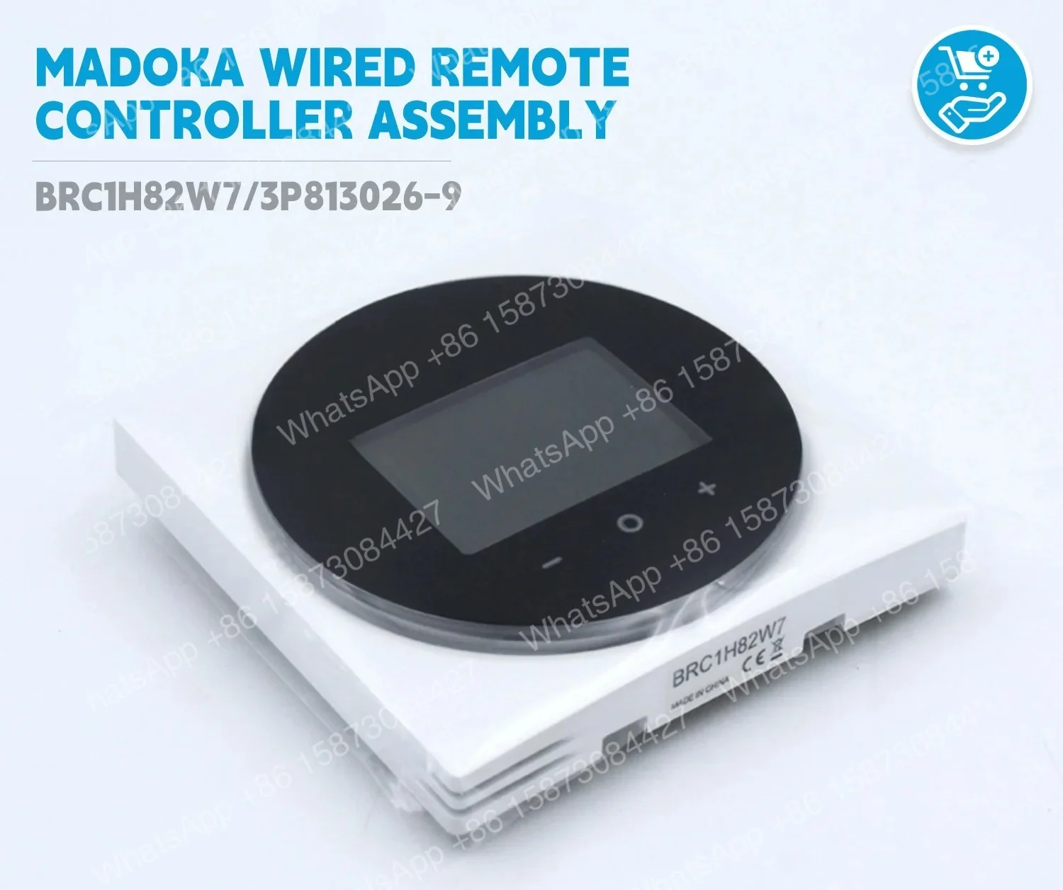 Control remoto con cable Madoka, ensamblaje BRC1H82W7 3P813026-9 para unidad interior Daikin VRV, termostato, piezas de aire acondicionado