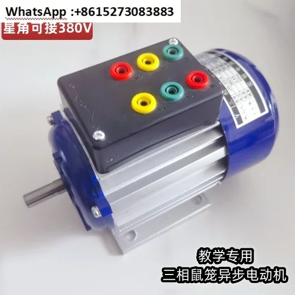 

JW6314-180W трехфазный асинхронный двигатель (трехфазный индукционный двигатель) со звездным треугольным подключением методом для обучения