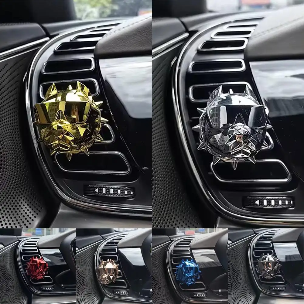

Vehicle Air Freshener Bulldog Fragrance Luxury Perfume Scent Fresheners Diffuser Fragrance Bulldog Car Air Car L0N2