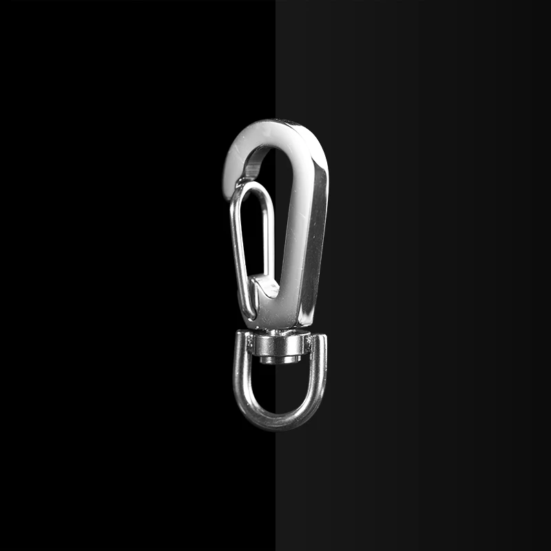 Stainless Steel Classic Men All-match Keychain Wait Hanged Key Chain Spring Buckle Key Ring Metal Car Keyrings Key Accessories