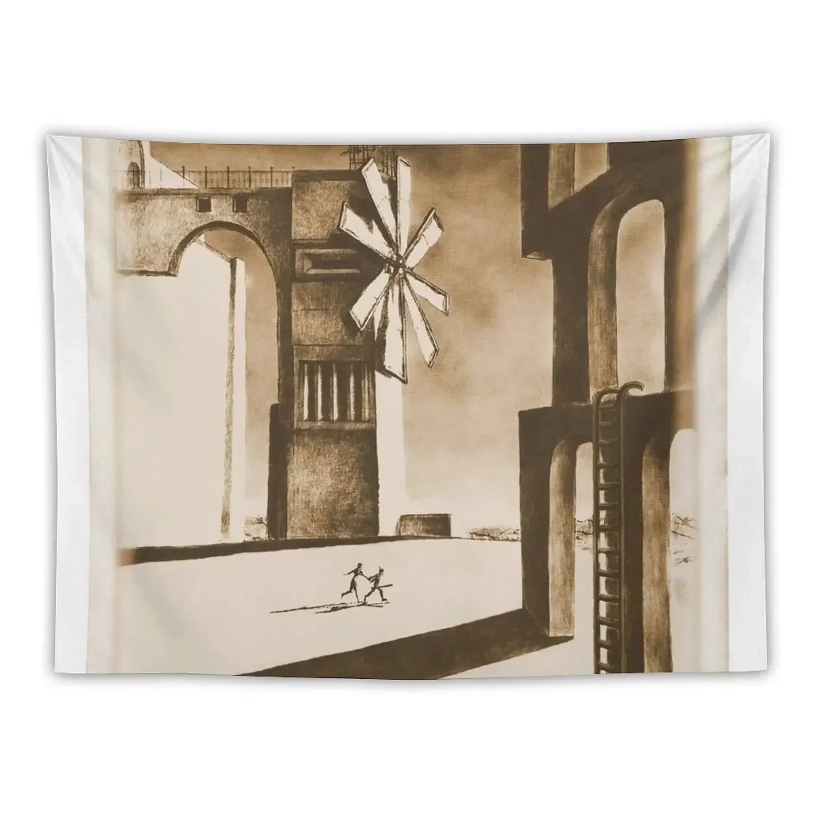 

Ico game artwork (sepia effect) Tapestry Decoration For Rooms Wall Hanging Wall Aesthetic Home Decor Bedroom Decoration Tapestry