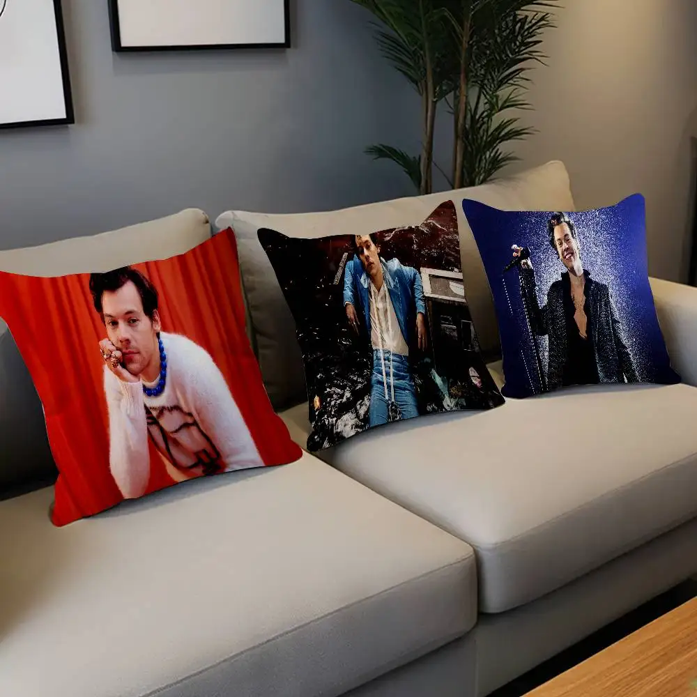 Famous Pop Singer Harris_Styles Personalized Pillow Cover Kids Bedroom Wild Party Decor Pillowcase kid Birthday shower Gift