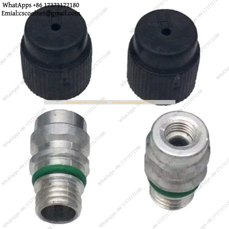 k06 (15 Count) M12x1.5 Male High Side A/C Charge Port Valve Includes Caps For MT0105,800-955, 59946,GM 52458184, 15-5438