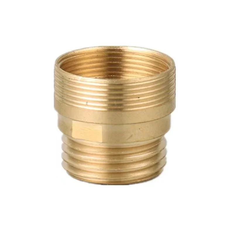 Brass Silver Water Faucet Coupler 1/2 To M16 M18 M20 M22 M24 M28 Thread Connector Fittings For Bubbler Kitchen And Bathroom