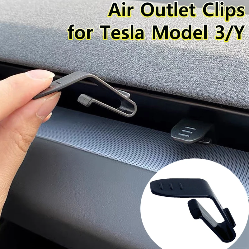 for 2024 Tesla New Model 3 Highland Air Conditioner Outlet Clip Car Air Vent Freshener Model3 Model Y HW4.0 Interior Accessories