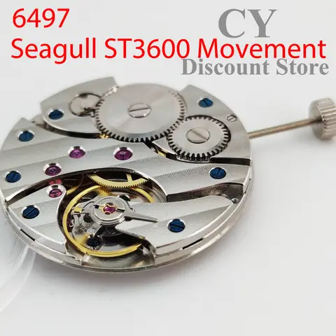 ST3600 Mechanical Movement High Accuracy  17 Jewels Replace ETA 6497 Movement for men's watch wrist watch men