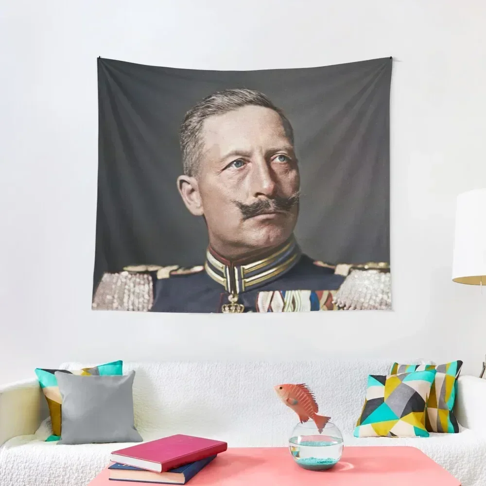 

Kaiser Wilhelm II, 1908 colorized Tapestry Wall Hanging Room Decor Cute Decor Wall Deco Tapestry