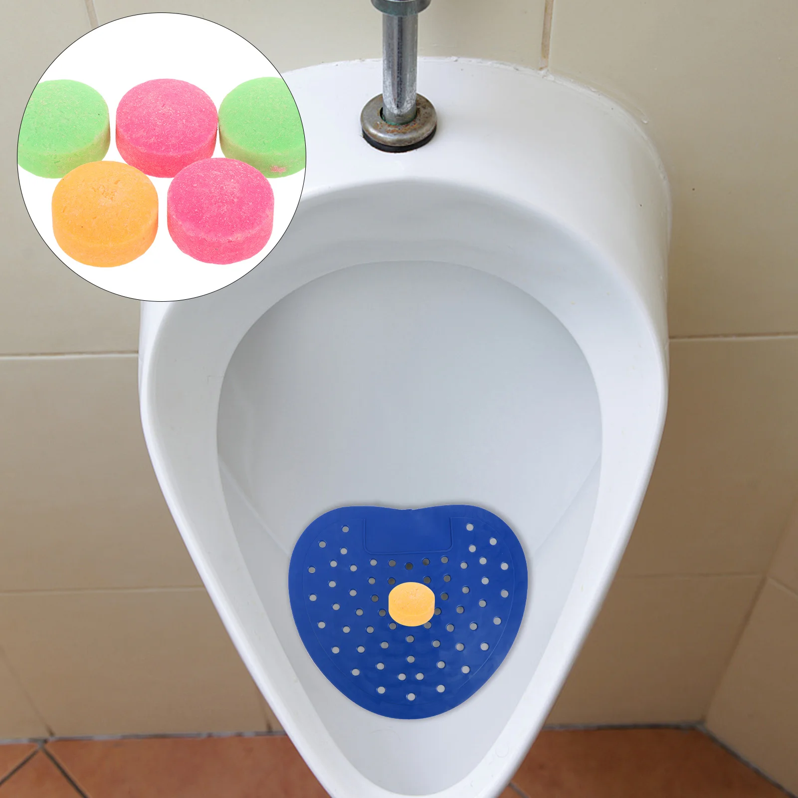 

4 Bags Toilet Cleaner Scented Para Urinal Puck for Efficient Flush Cleaning Bathroom Toilet Supplies Deodorant