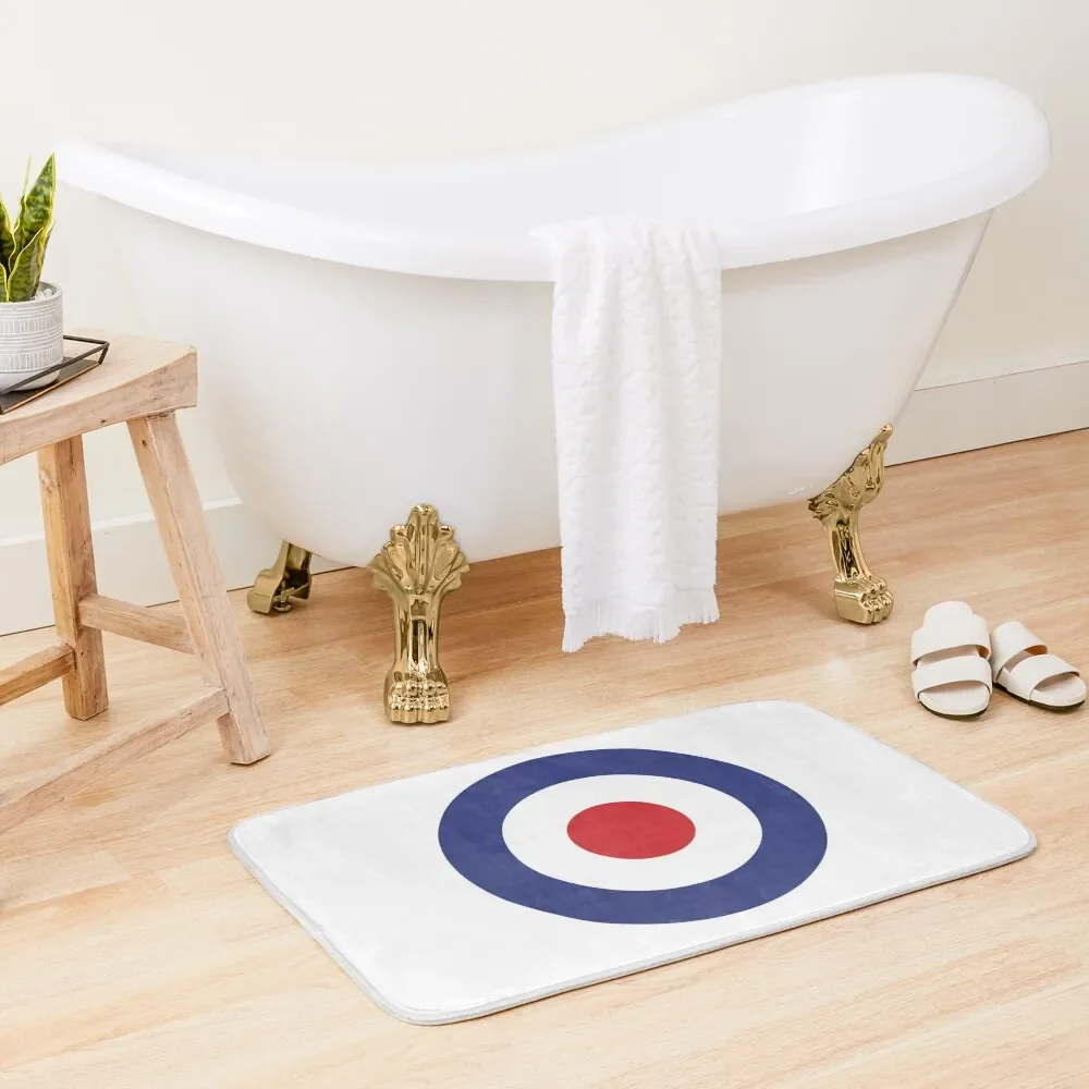 

RAF Type D Roundel - Mod Target Logo Bath Mat Floors External Entrance Doormat Bathroom Rugs And Set Mat