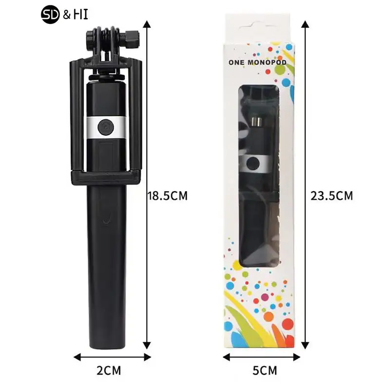 New Wire Controlled Selfie Stick Suitable Type-C Plug Mini Portable Selfie Stick