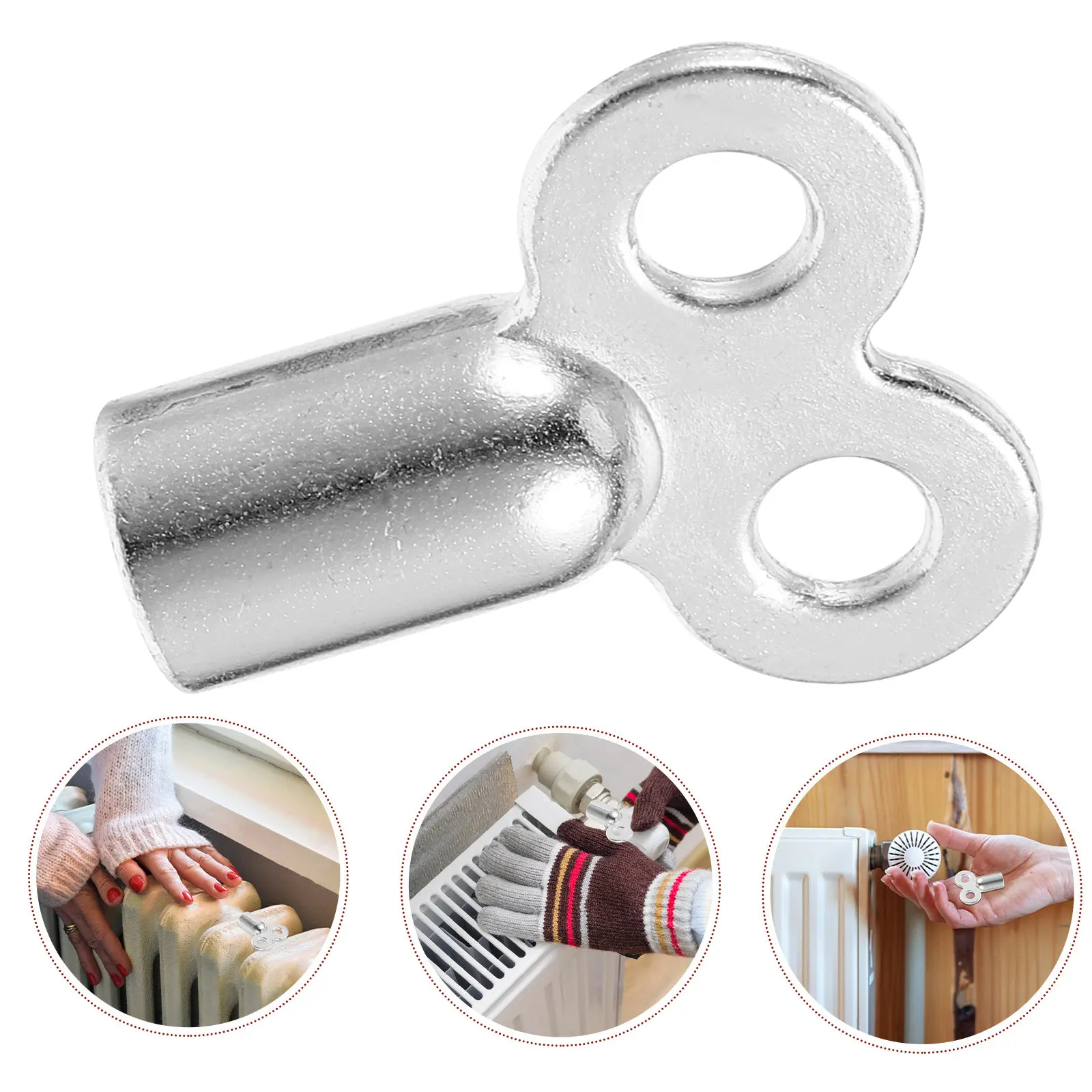 Radiator Metal Vent Valve Key Small Square Radiator Bleed Key Heating Air Valve Wrench for Air Venting and Bleeding
