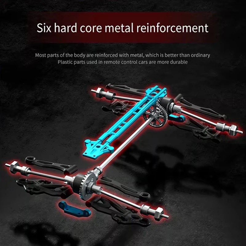 80KM/H Brushless 4WD RC Truck 4