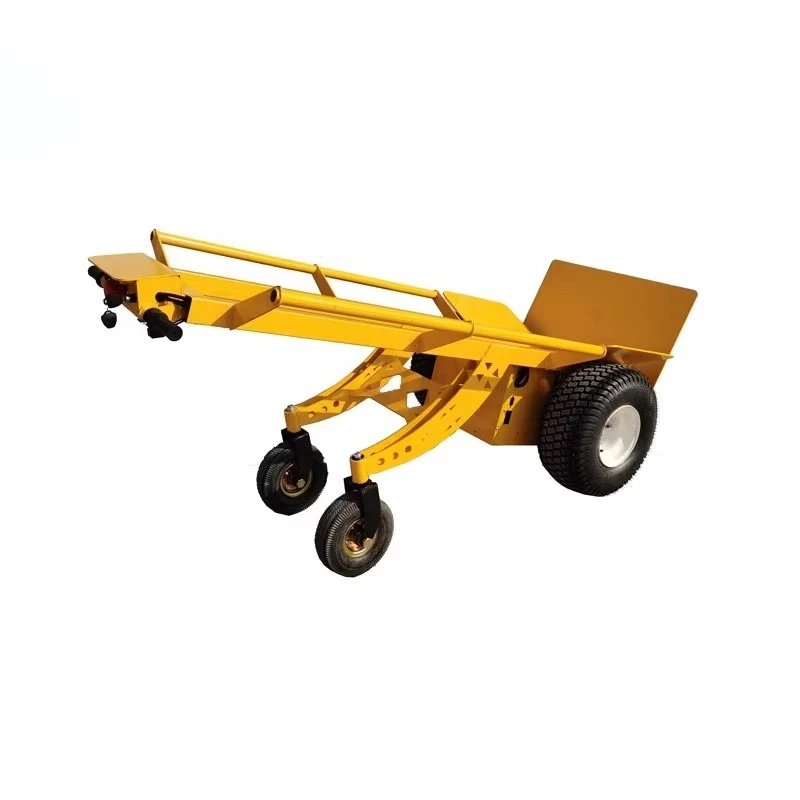 500KG Max Loading Capacity New Style Manual Hand Trolleys Robust Anti Deformation Construction Large Flat Stable Rolling Base