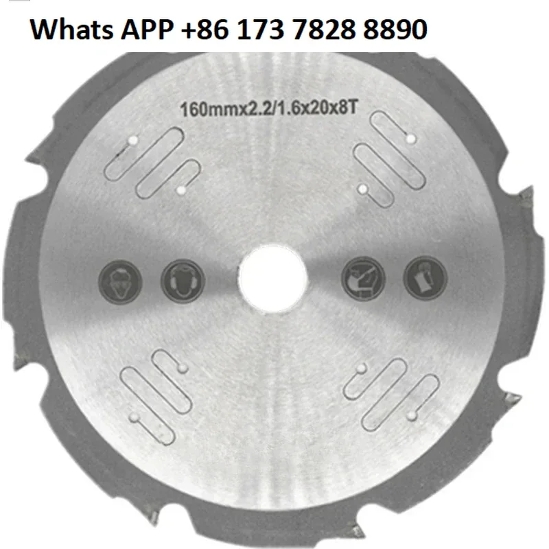 PCD Saw Blade Fiber Cemen Calcium Silicate Board Fireproof Composite Board Foam Sandwich Anti-Bitter Cutting Disc