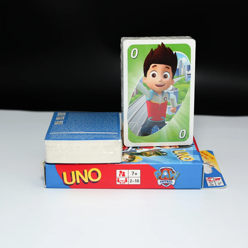 UNO PAW Patrol permainan yang cocok pikachu Multiplayer pesta keluarga Boardgame teman Lucu Poker hiburan