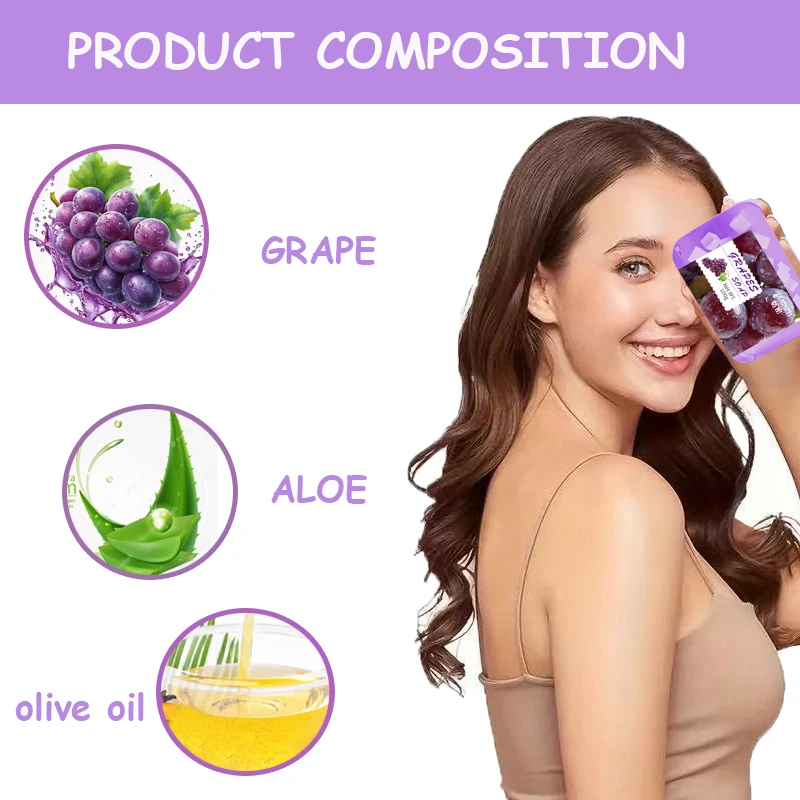 Grape Jelly Soap, Deeply Cleanses, Bathes the Whole Body, Moisturizes and Nourishes the Skin