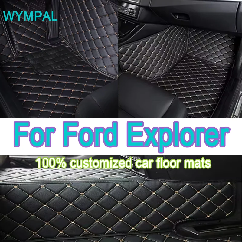 

Luxury Car floor mats for Ford Explorer 2006 2007 2008 2009 2010 2011 2012 2013 2014 2015 Custom auto foot Pads automobile