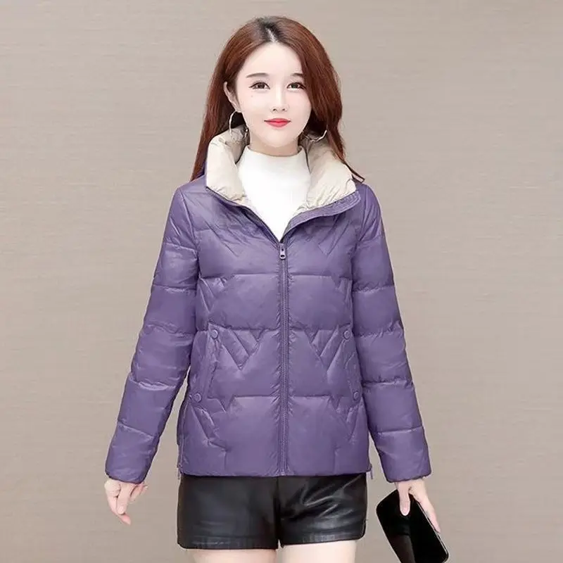 

Winter Women Clothing Parkas Warm Puffer Jacket Thick Zipper Long Sleeve Quilted Jackets Windproof Coat Cotton-padded Jacket New