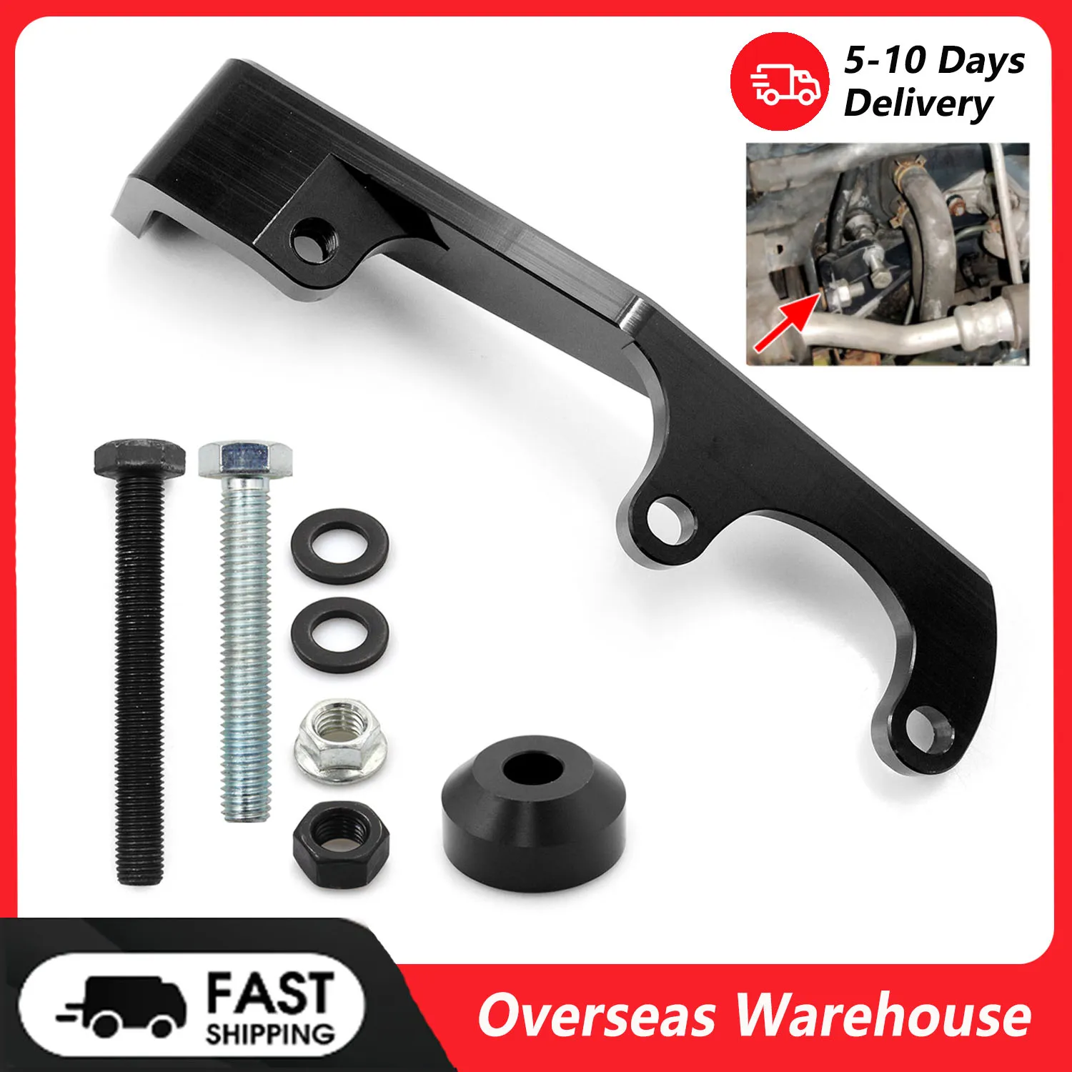 

Clutch Master Cylinder Brace, Aluminium Master Cylinder Bracket Replacement for Subaru WRX STI 2008-2014 Impreza 2008-2011