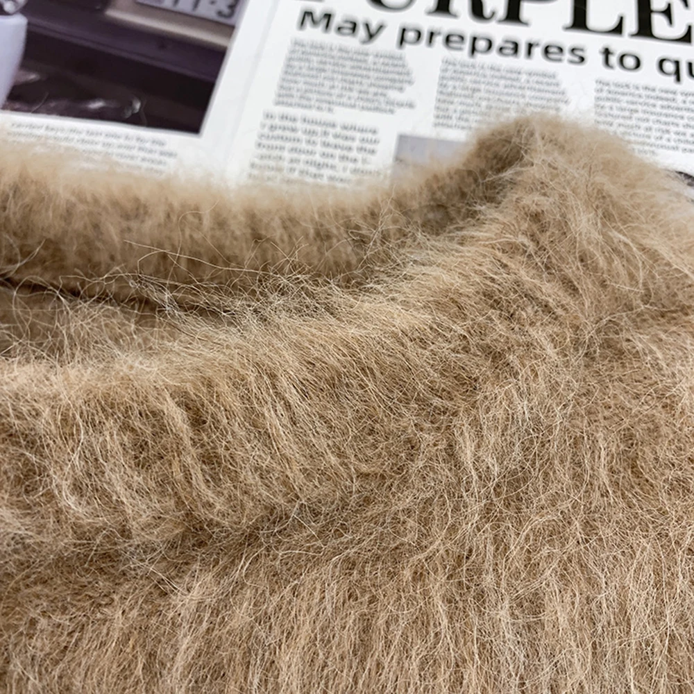 Light Luxury Knitted Woolen Sweater Women Autumn Winter High Quality Solid Color Pullover O-Neck Long Sleeved Soft Fashion Top