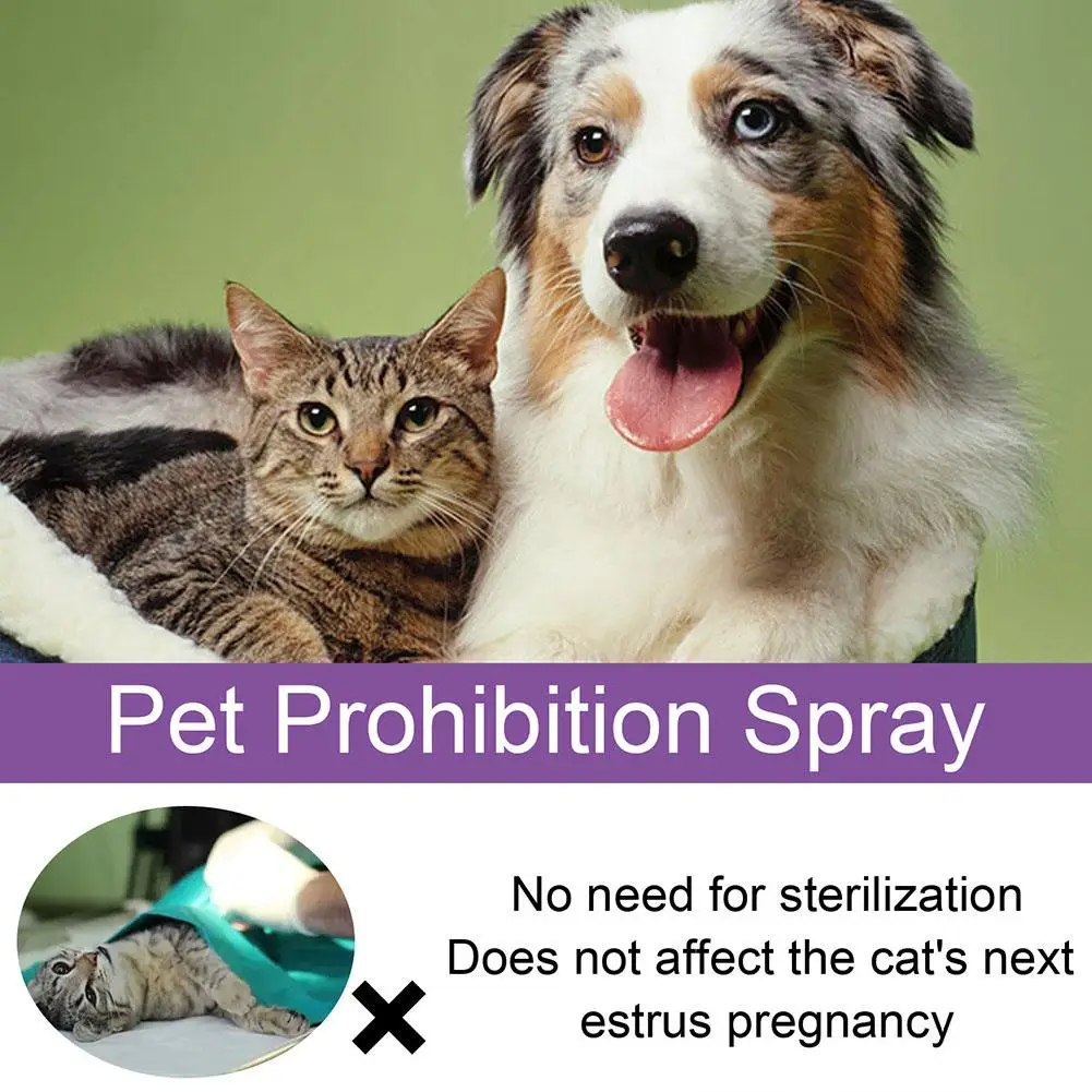 Spray calmante para mascotas, suministros para perros, prevención de aullidos, reducción de la ansiedad, prevención de calmante para mascotas, calma el Estrus, estado de ánimo, U9a7, 50ml