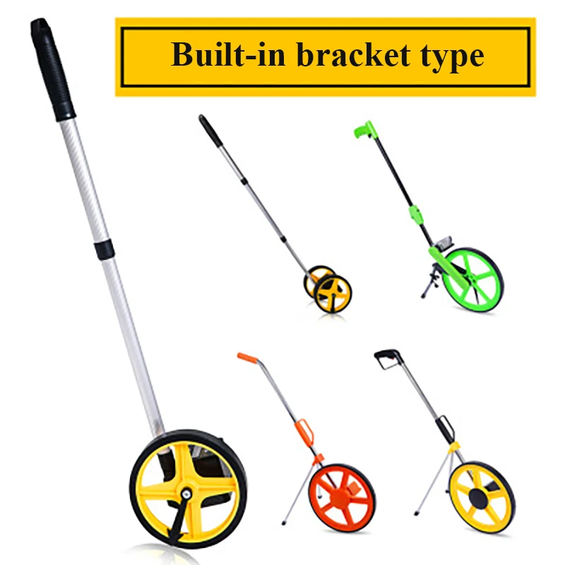 Rueda de medida de distancia rueda de medición Rueda de medición portátil  Rueda de medición mecánica Rueda de medición plegable Buscador de rango