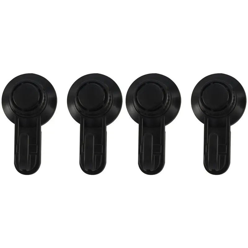 AT63-4 Pcs Suction Cup Hooks Powerful Suction Cup Bathroom Hooks,Vacuum Wall Hooks For Towel,Waterproof Shower Hooks