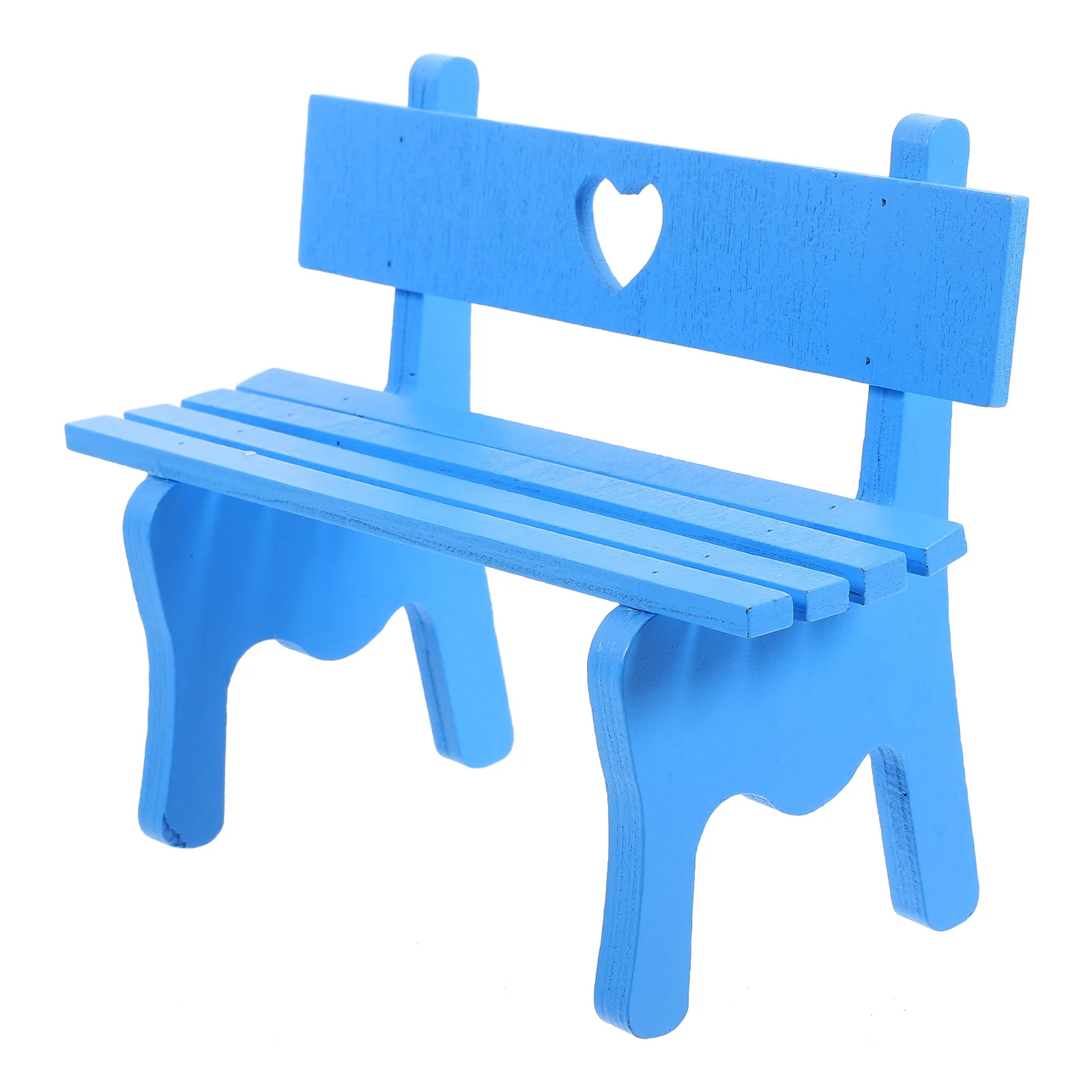 

1Pcs Park Bench Decor Vintage Style Miniature Bench for Dollhouse Living Room Garden Patio Indoor Outdoor Mini House Furniture