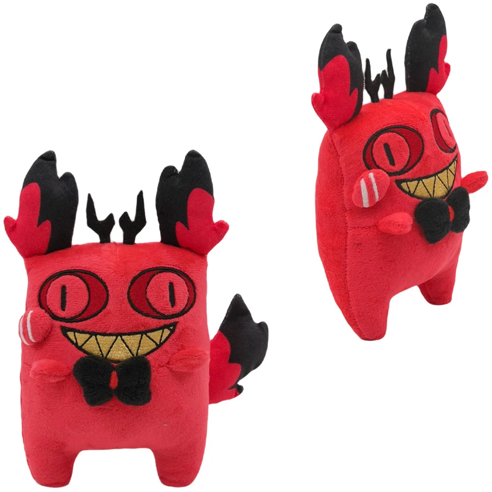 20CM Alastor Plush Plushies Cartoon Hell Inn Cosplay Role Play Figurine Props Gifts Fantasy Halloween Carnival Party Mascot