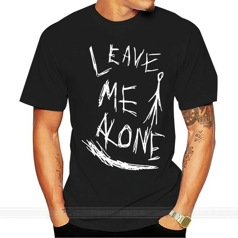 Крутая футболка Slenderman, Мужская футболка высокого качества с различным 3D принтом «оставьте меня одного жуткого страха»