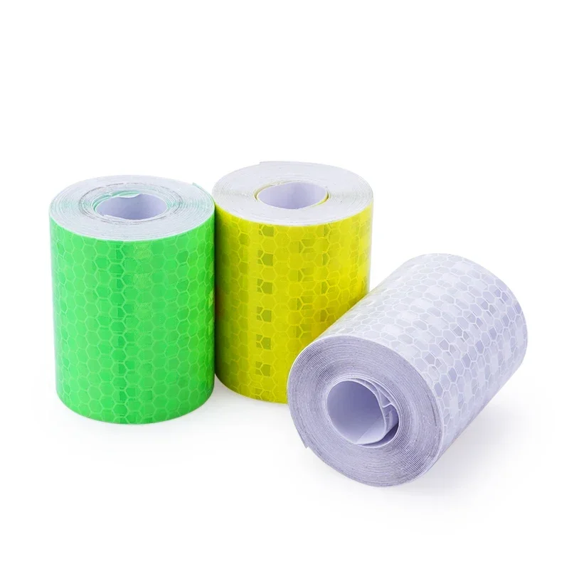 5cmx3m Cinta Reflectante Reflective fabric Reflector Tape Reflex tape Adhesiva Auto Car Film Crystal Honeycomb 30 mm