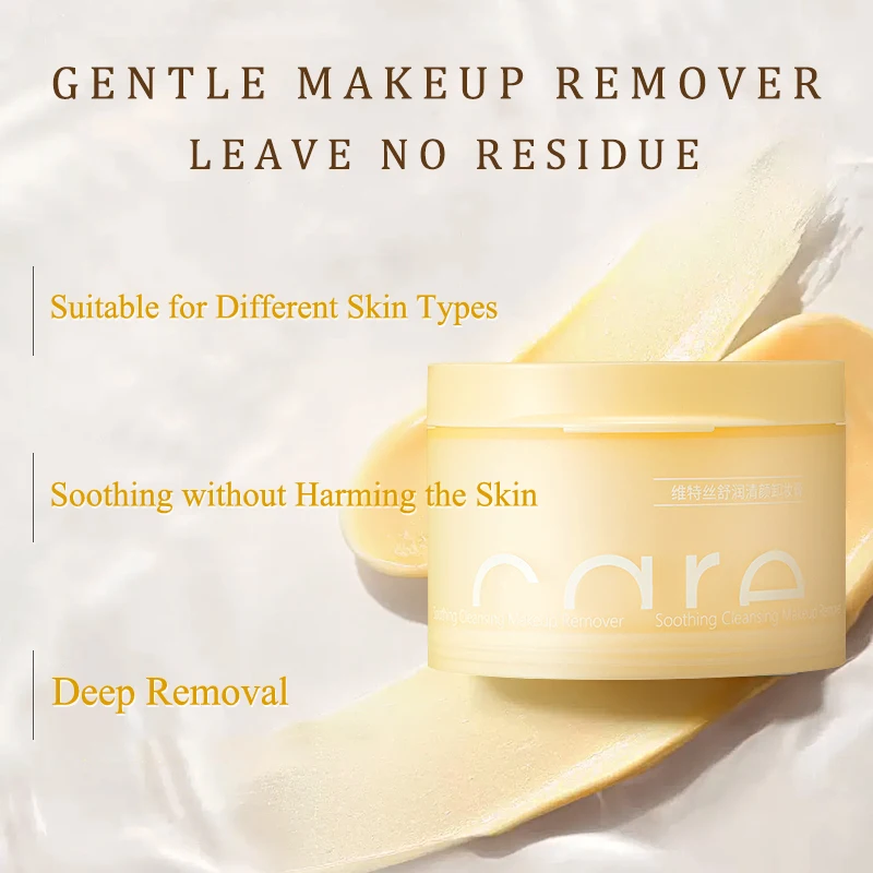 VETES Niepodrażniający Balsam Oczyszczający 100g, Delikatny Demakijaż, Łagodny Balsam, Usuwa Makijaż, Nawilża, Nie tłusty, Usuwa kosmetyki