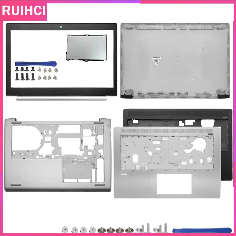 

For Probook 450 G5 455 G5 NEW Laptop LCD Screen Back Cover Front Bezel Palmrest Upper Top Bottom Case HDD Memory Cover Silver